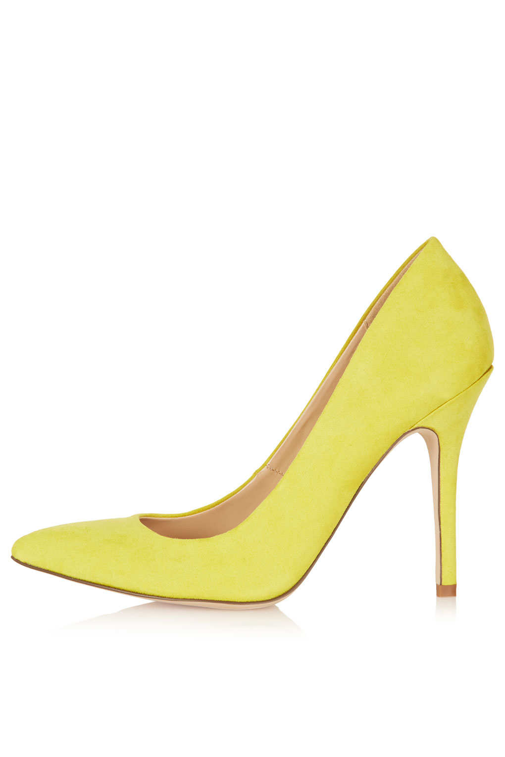 topshop yellow shoes