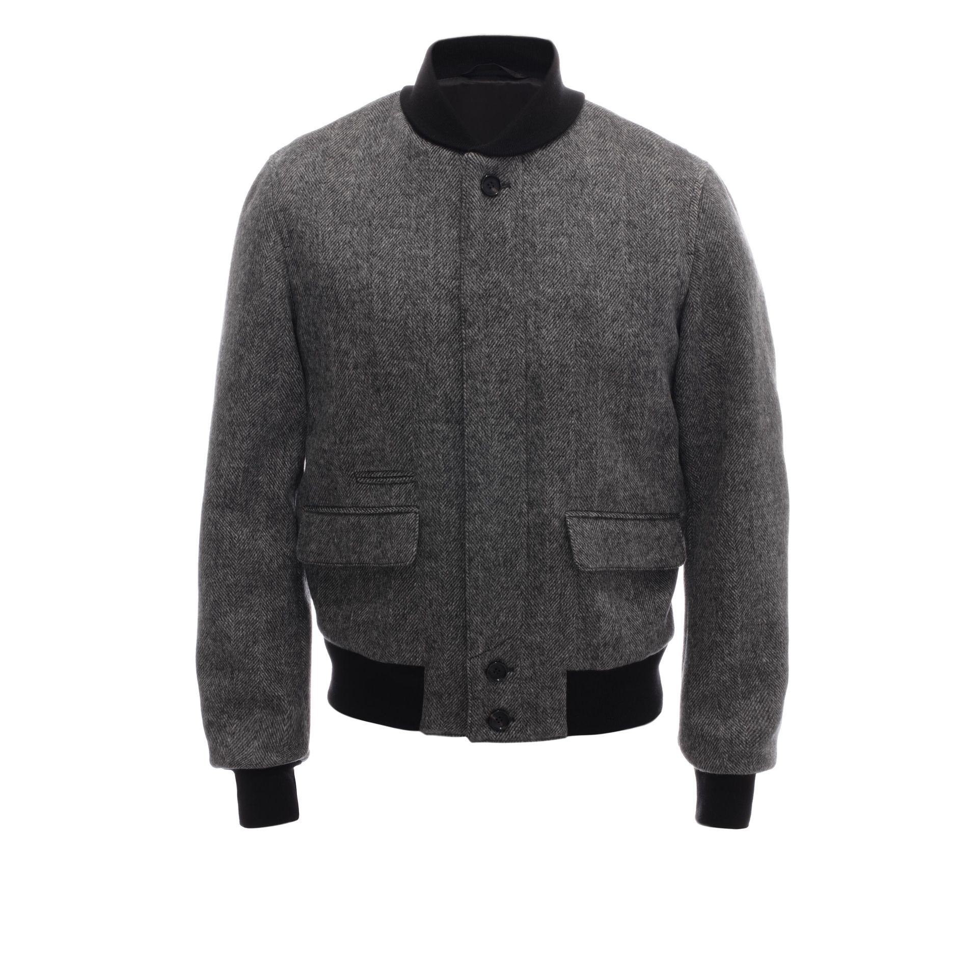 Lyst - Alexander Mcqueen Wool Cashmere Blouson Jacket in Black for Men