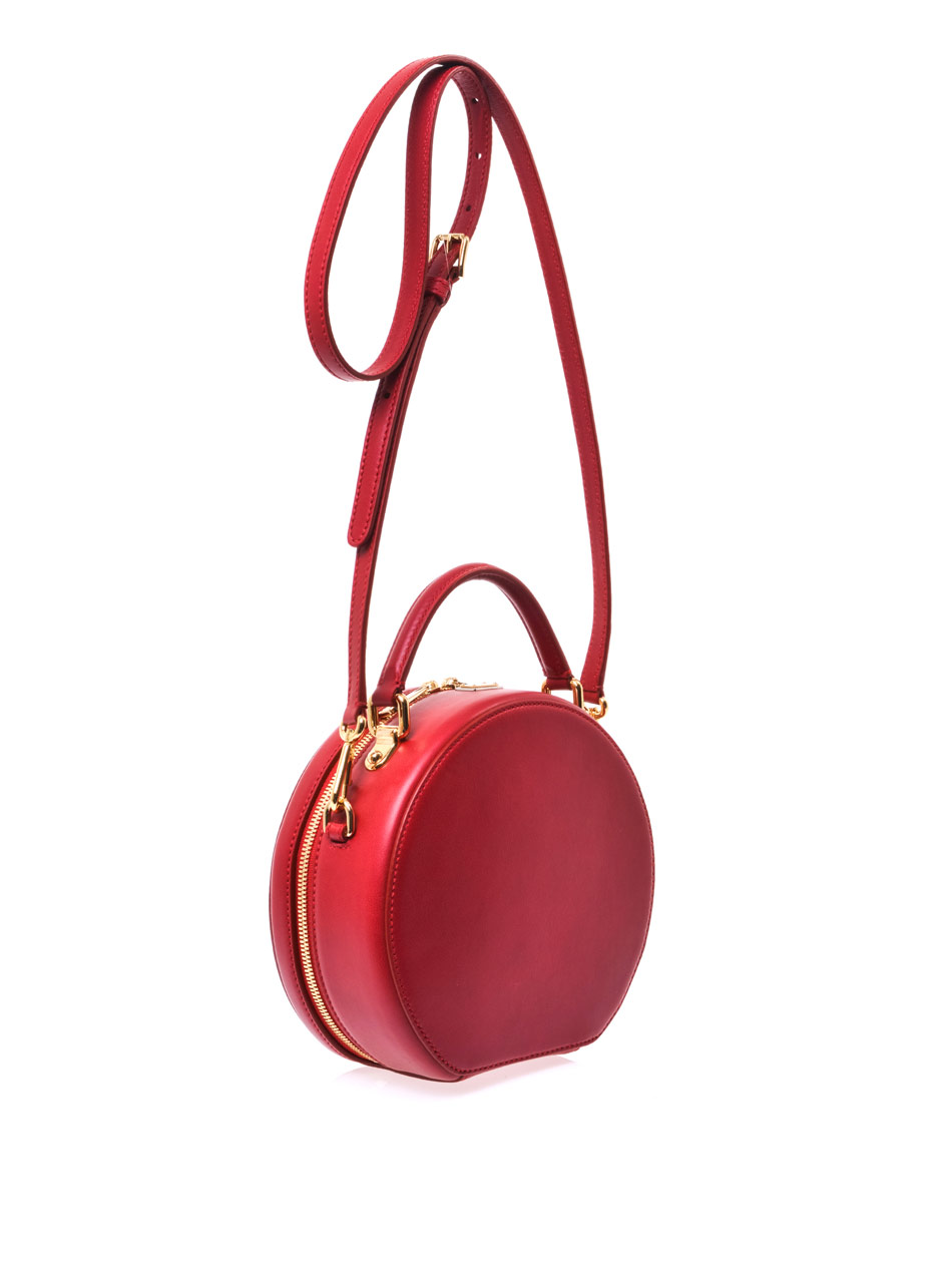 Dolce & Gabbana Anna Circular Crossbody Bag in Red | Lyst