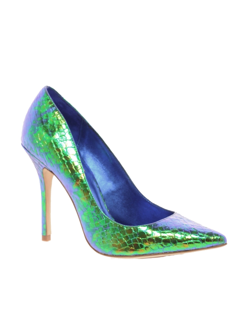 dune metallic shoes