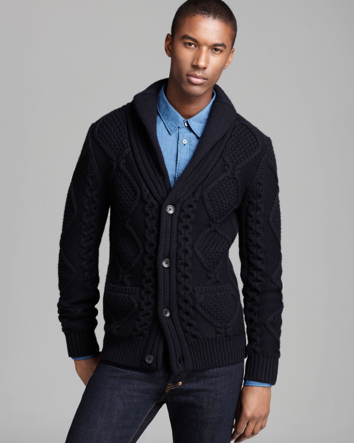 navy blue jumpers mens