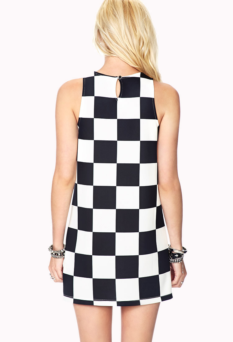 black mod dress