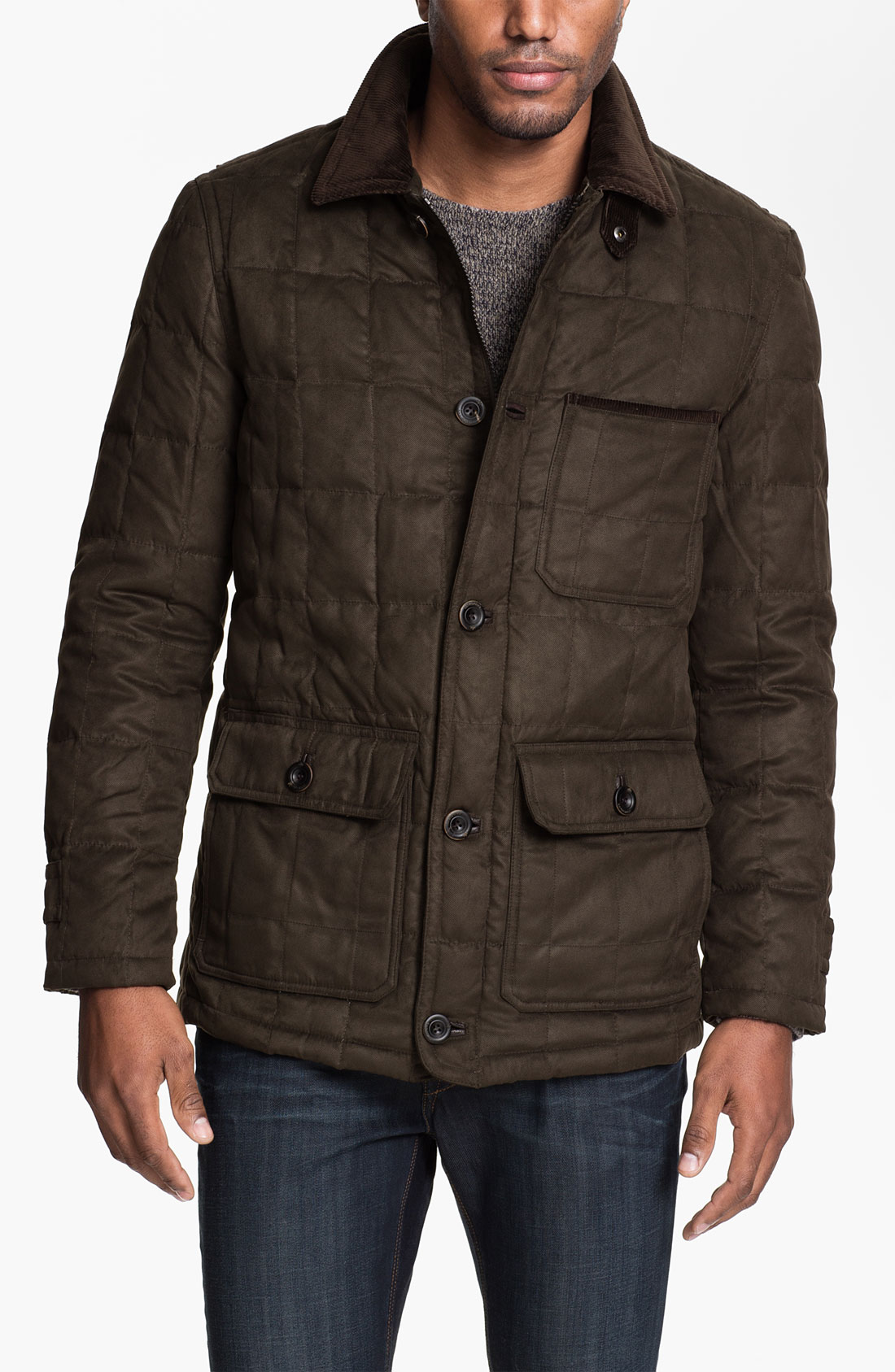 Rainforest Quilted Down Jacket in Brown for Men (fir) | Lyst