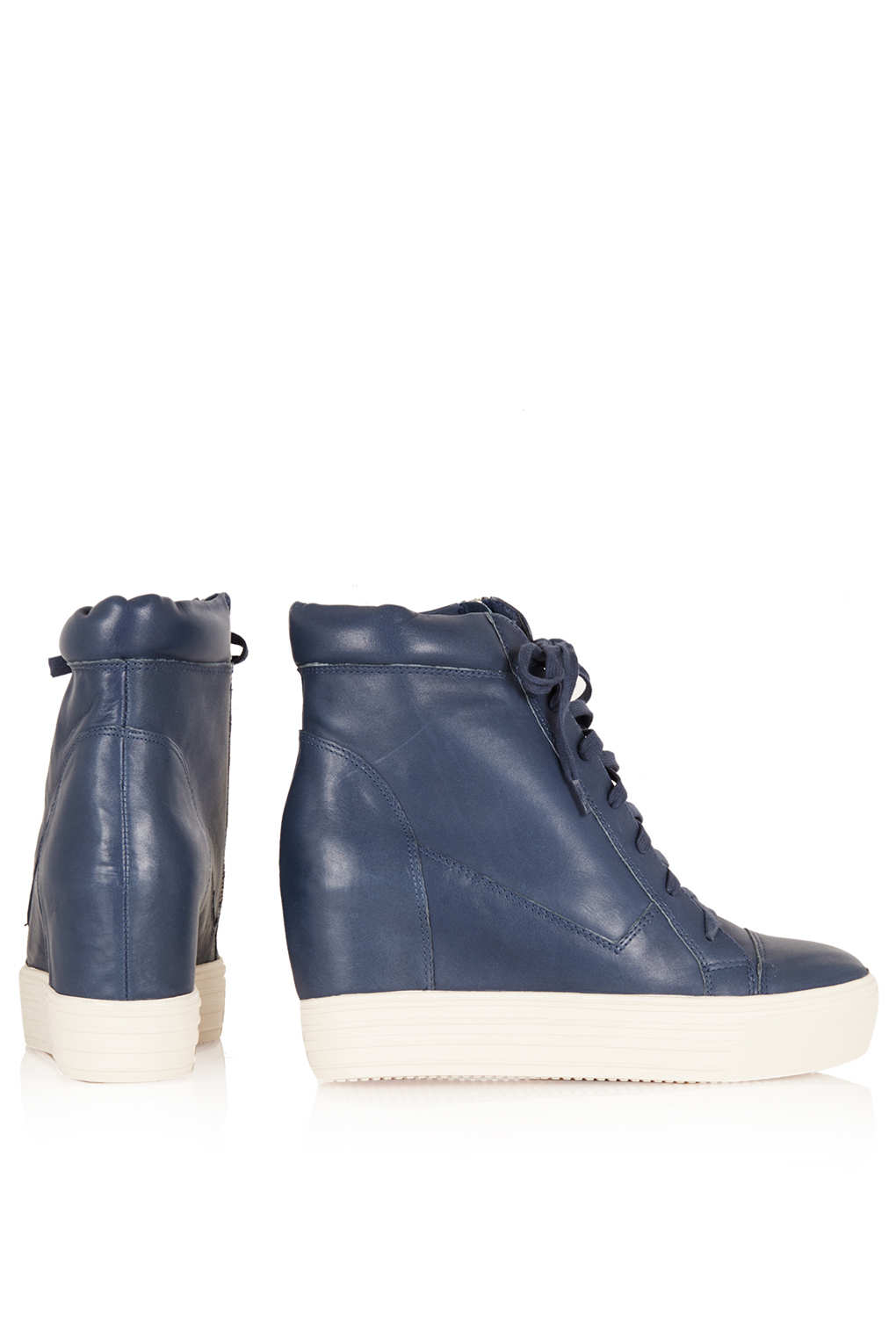 asos wedge trainers