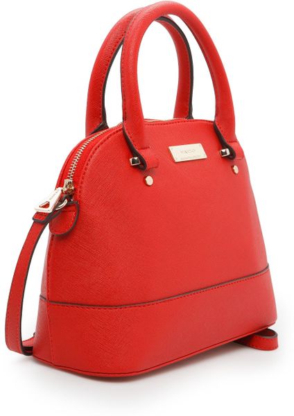 Mango Touch Saffiano Effect Tote Bag in Red | Lyst