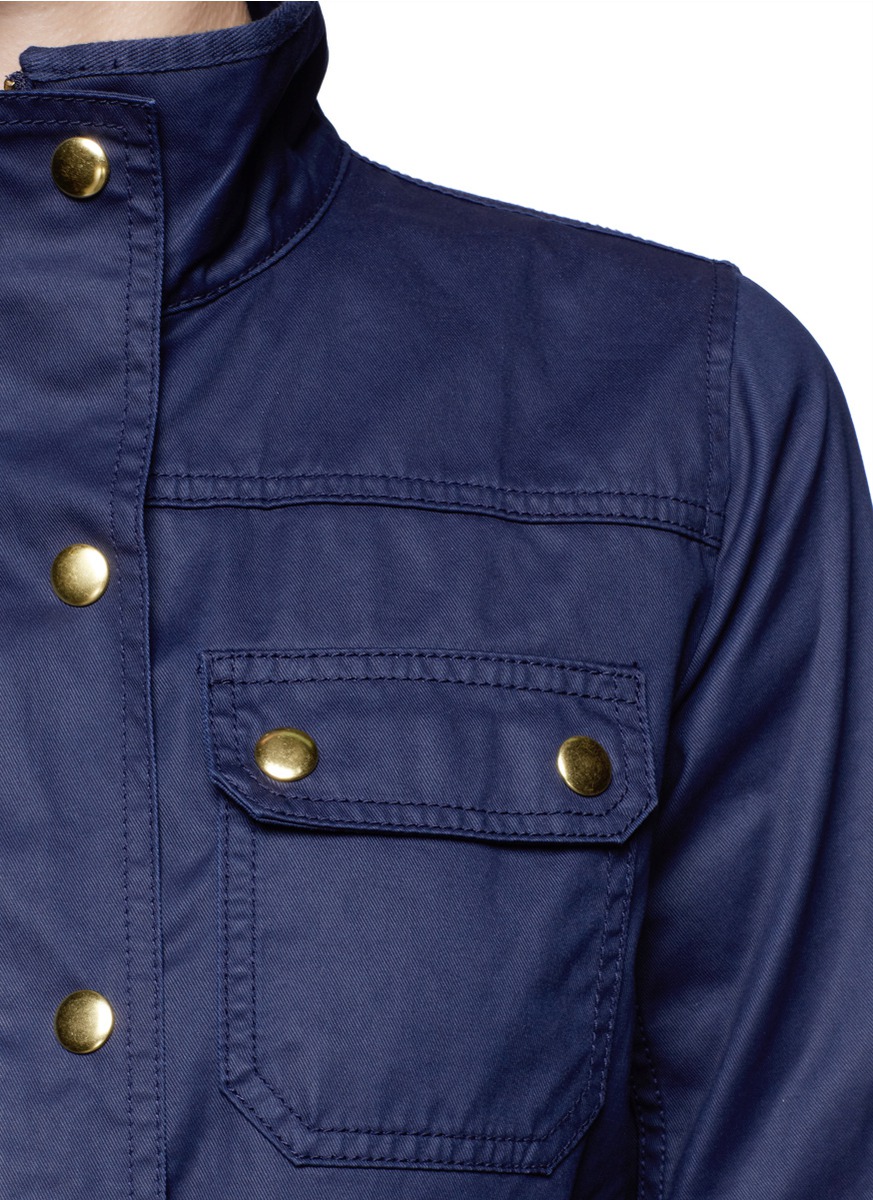 J.Crew The Downtown Field Jacket in Blue Lyst