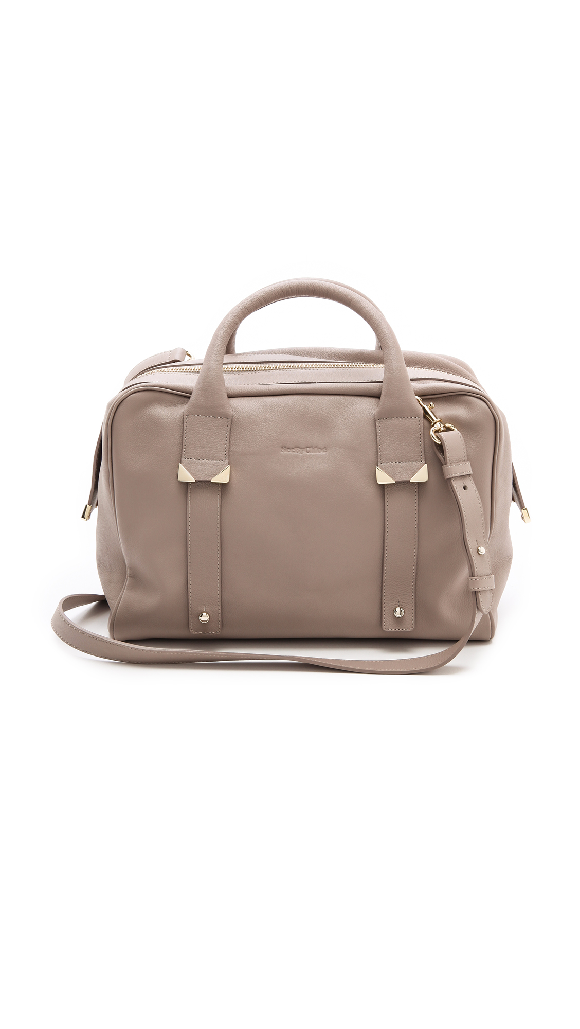 See By Chloé Daisie Shoulder Bag in Light Taupe (Brown) - Lyst