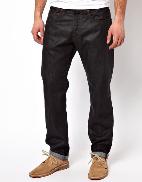 Edwin Jeans Ed55 Relaxed Tapered Greaser Wash in Blue for Men ...