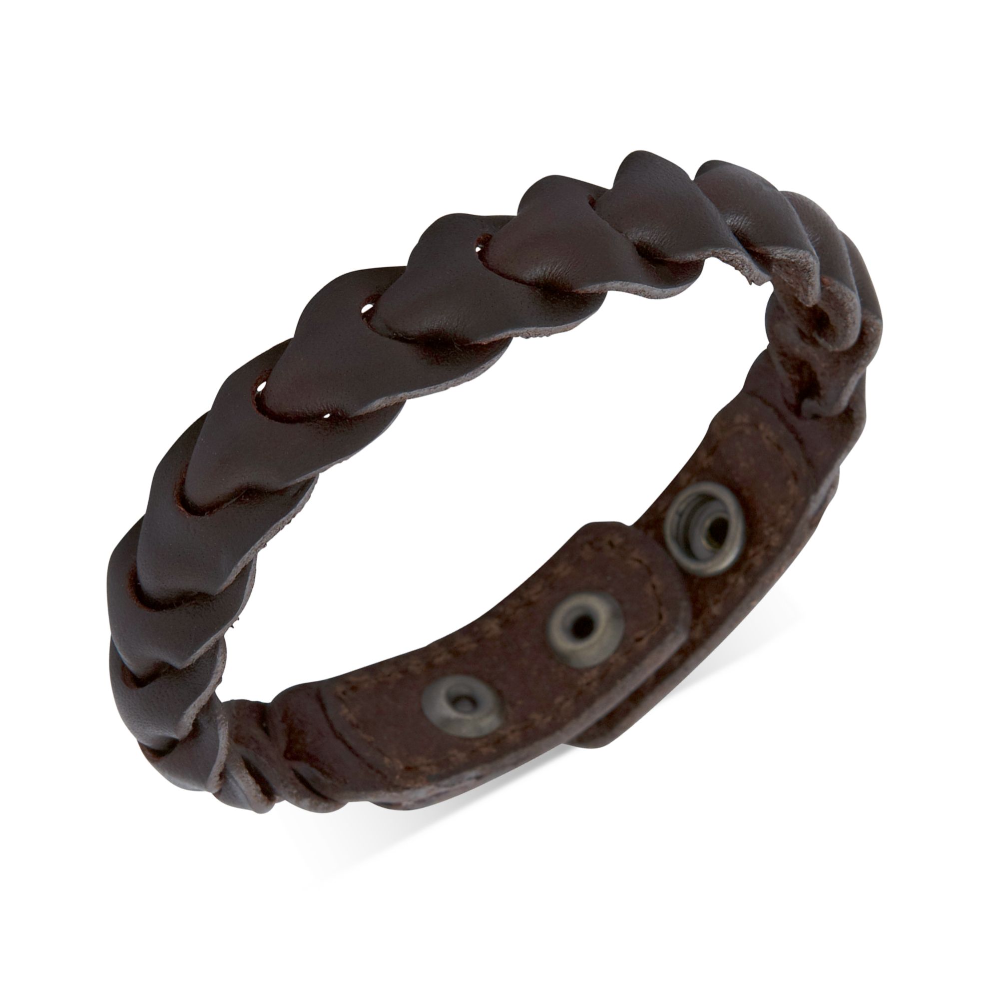 Br And Brown Leather Braided Wrap Bracelet Br And Brown Leather Braided Wrap Bracelet
