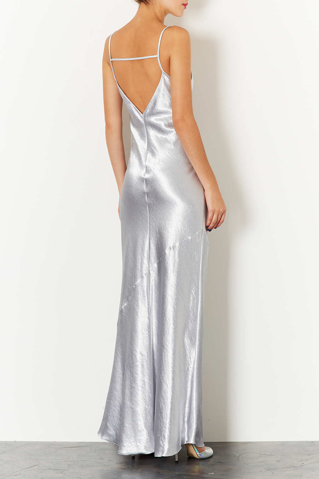 satin chain maxi dress topshop