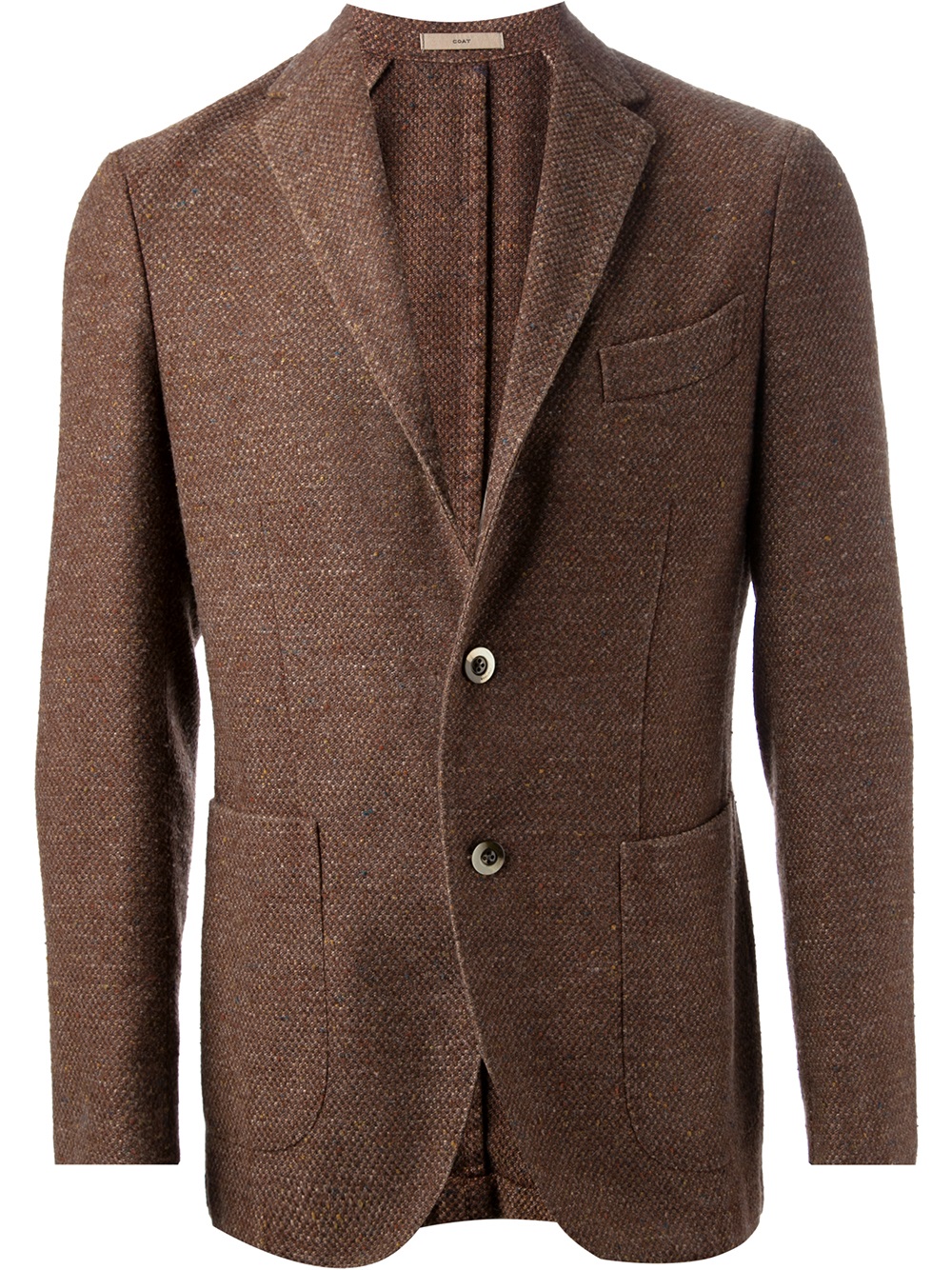 Boglioli Tweed Blazer in Brown for Men | Lyst