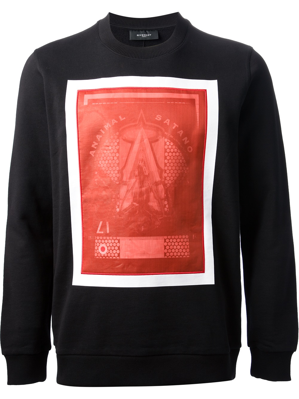 Lyst - Givenchy Printed Sweater in Black for Men