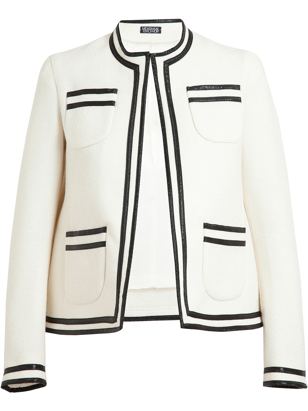 Lyst Meadham Kirchhoff Carmen Boucle Wool Box Jacket in White