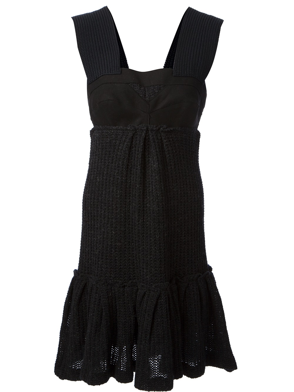 Prada Vintage Sleeveless Dress in Black | Lyst