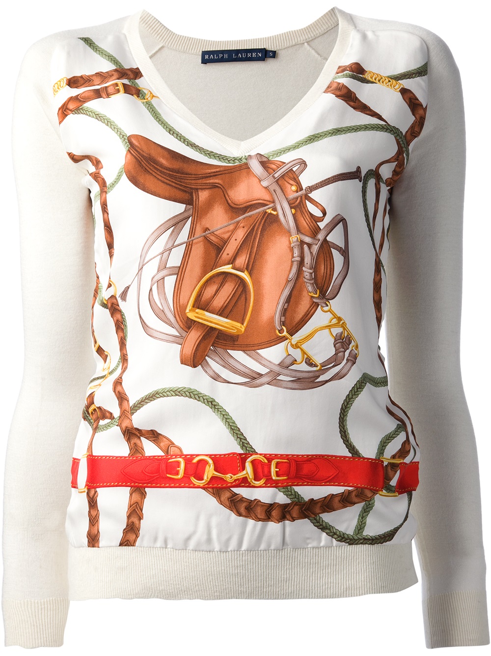 ralph lauren equestrian print