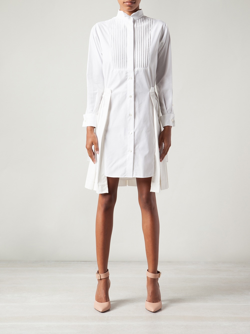 sacai shirt dress