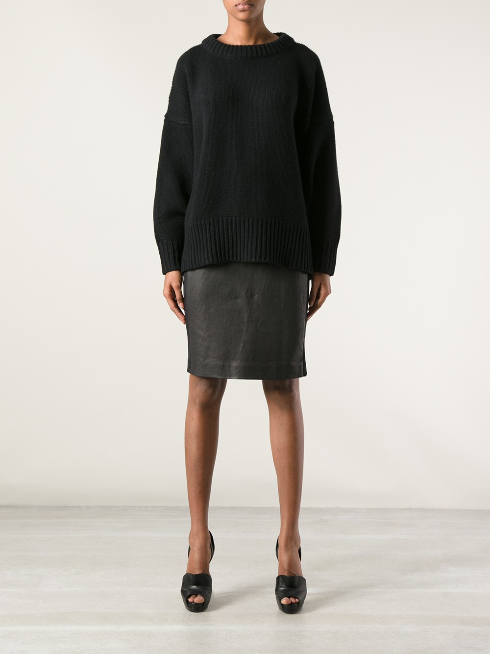 The Row Ophelia Sweater in Black | Lyst