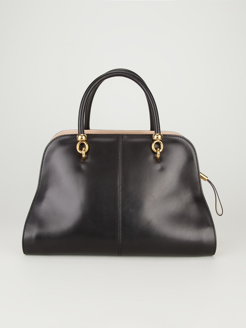 Tod's Sella Small Bowler Bag in Black | Lyst