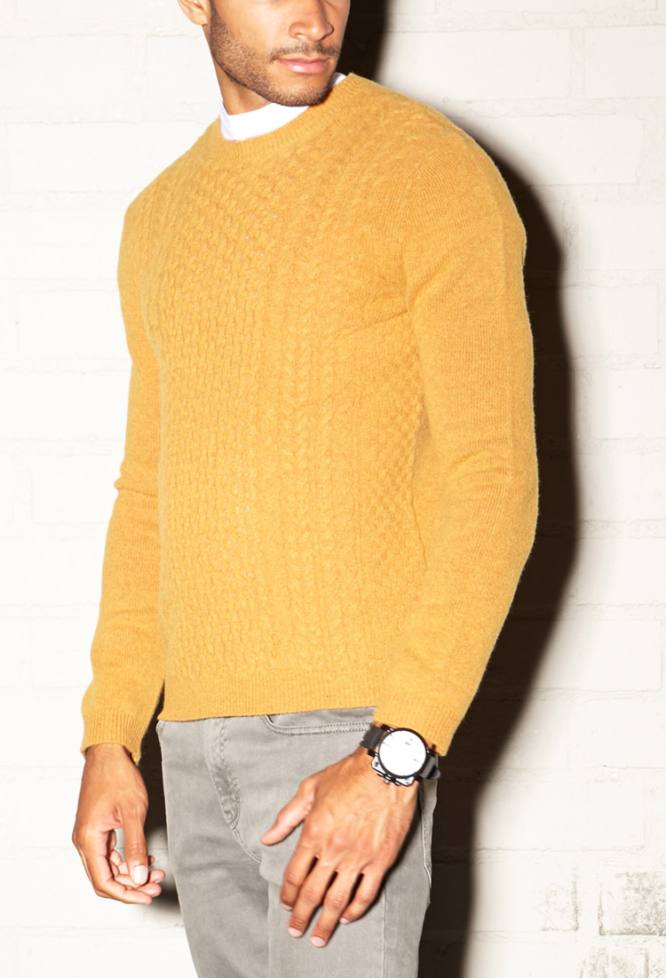 Yellow Knit Sweater Mens Galleries Petition Anti Fashion