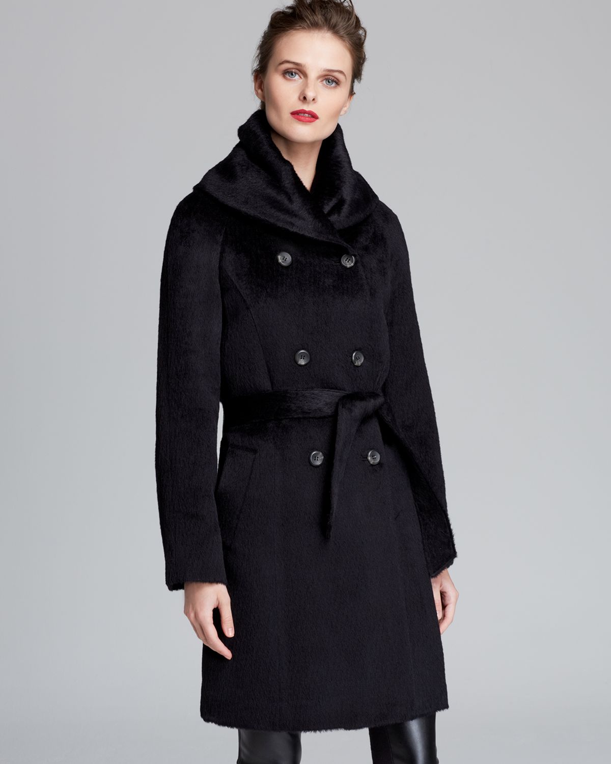 cole haan shawl coat