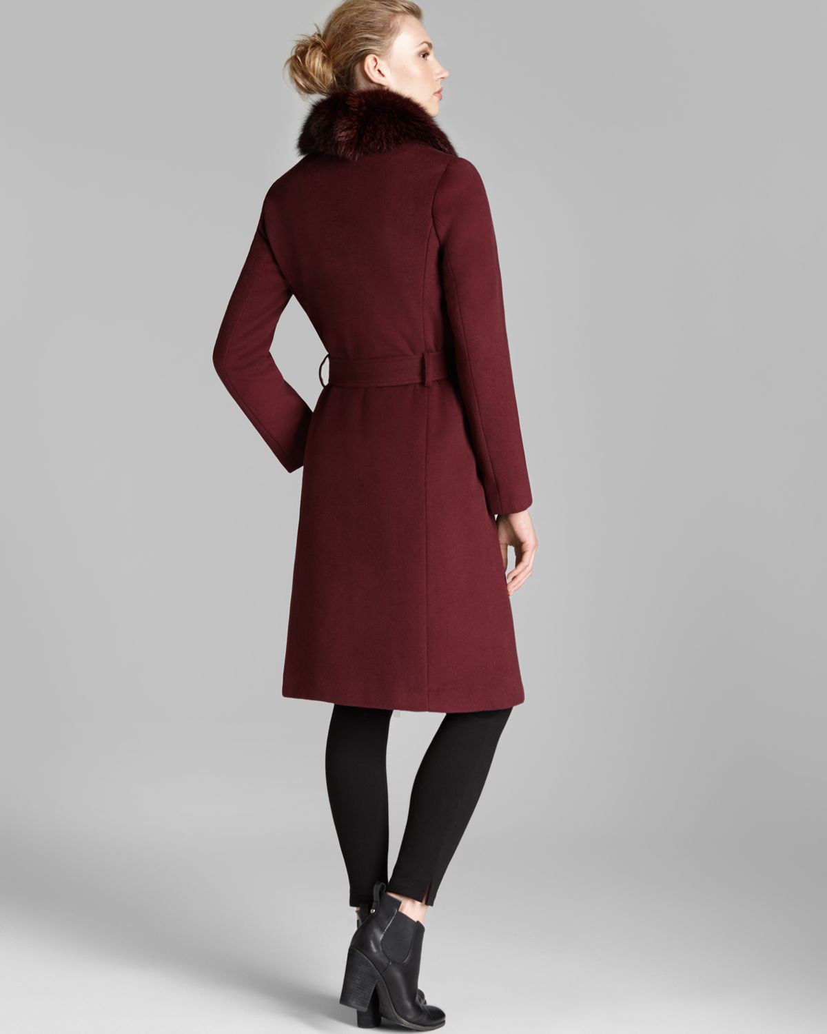 ellen tracy red coat