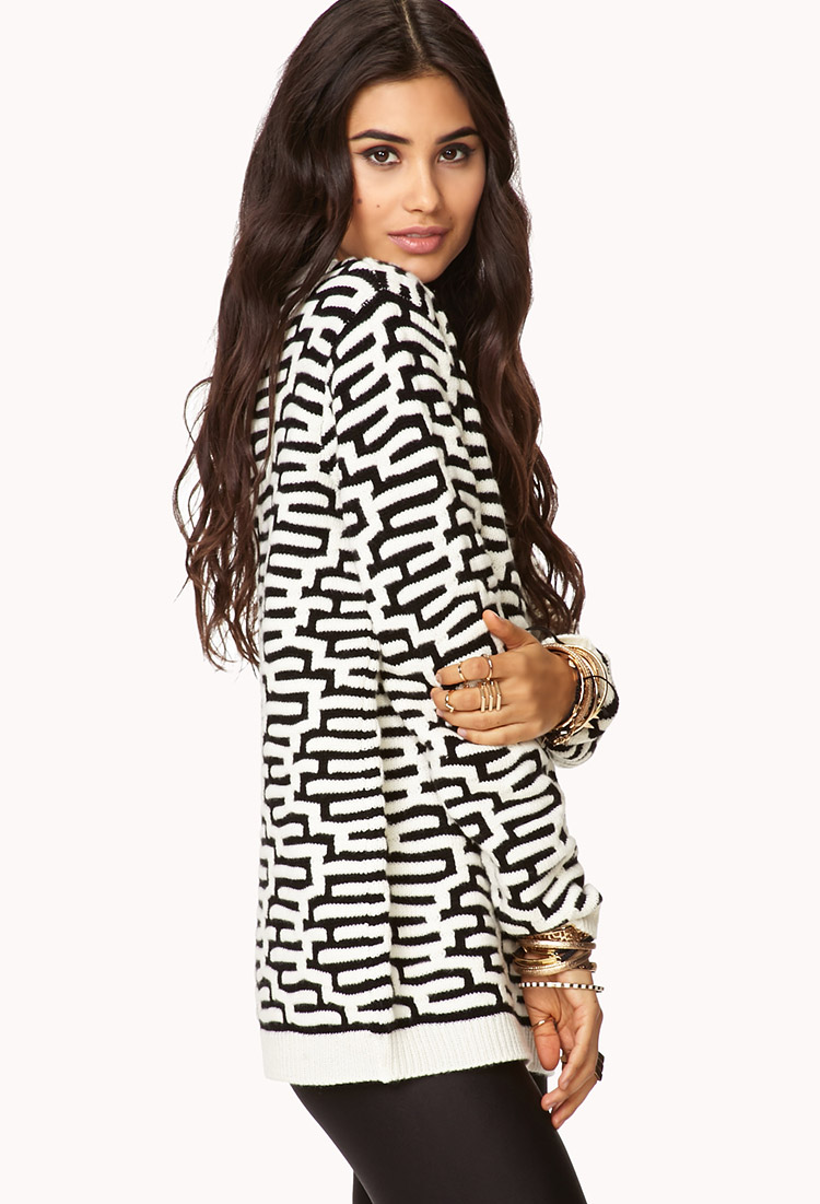 forever 21 white sweater