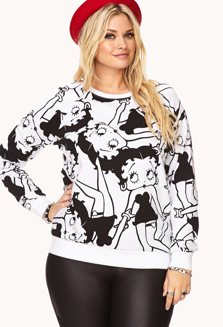 betty boop sweatshirt forever 21