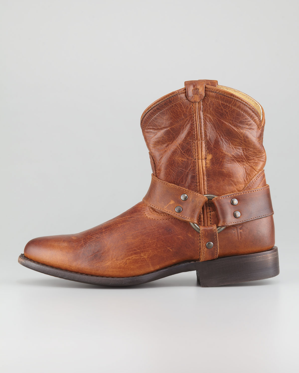 wyatt harness leather short boot