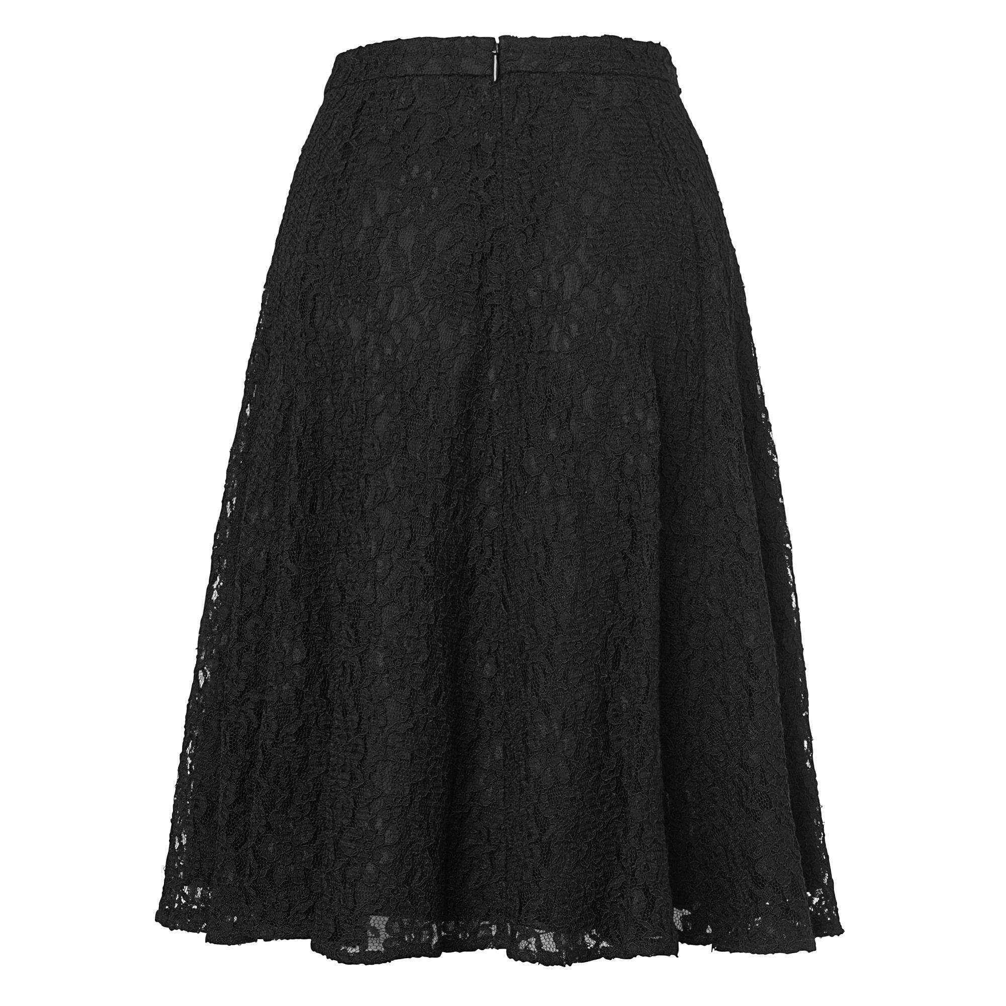L.k.bennett Lace Skirt in Black | Lyst