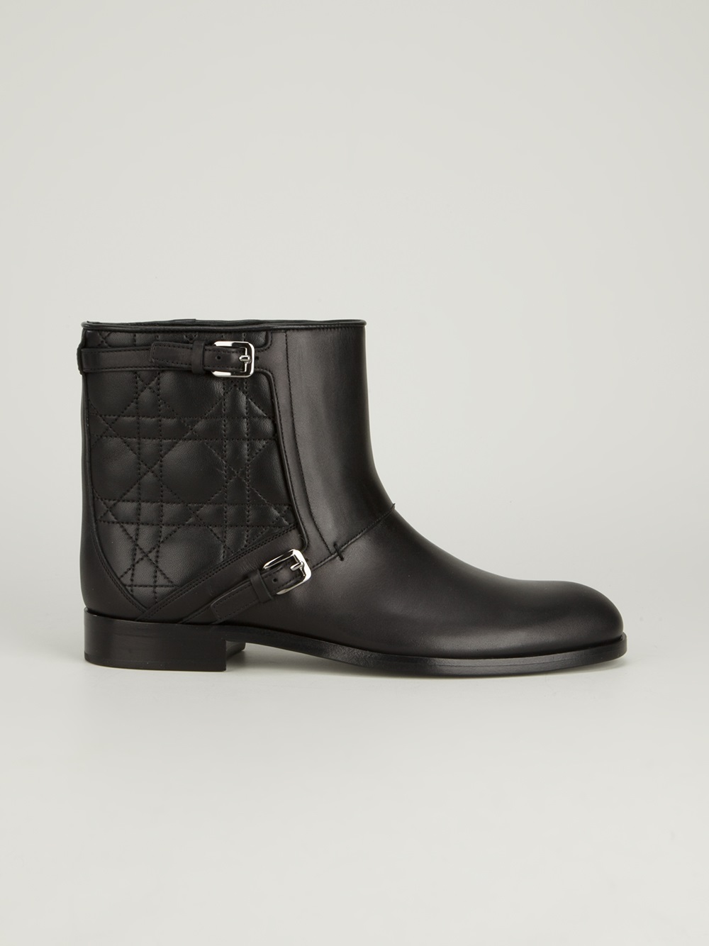 Lyst - Dior City Cannage Boot in Black