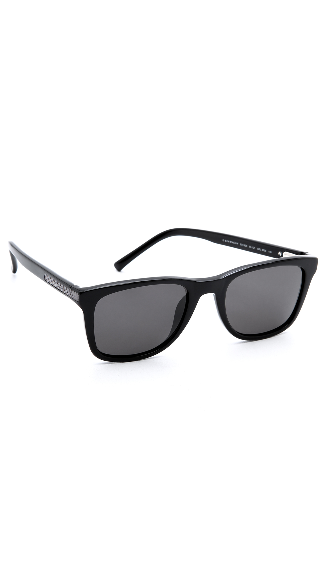 Givenchy Sgv820 Sunglasses in Shiny Black/Smoke (Black) for Men Lyst