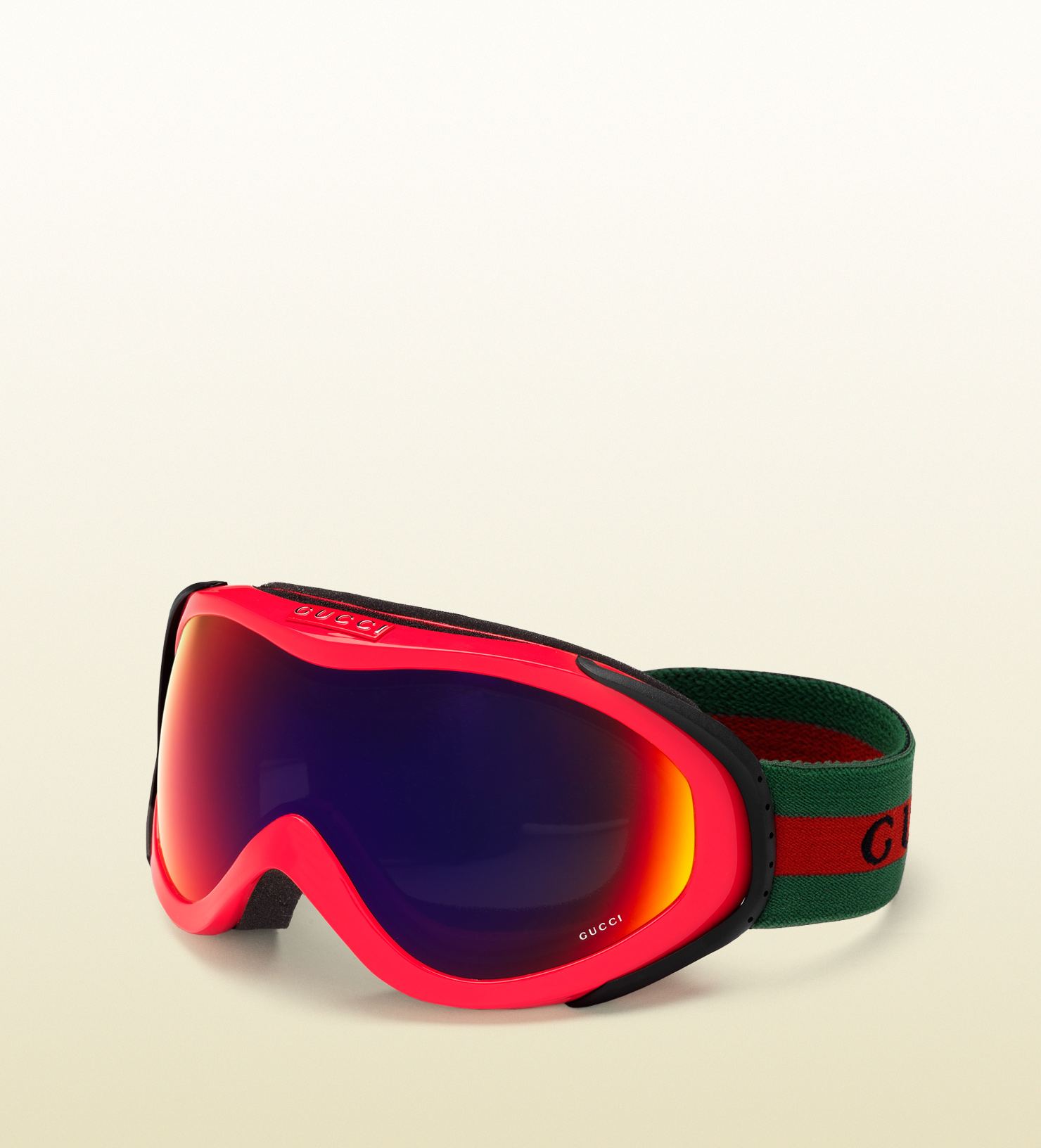 Væve ganske enkelt forfremmelse Gucci Neon Fuchsia Ski Goggles in Red for Men - Lyst