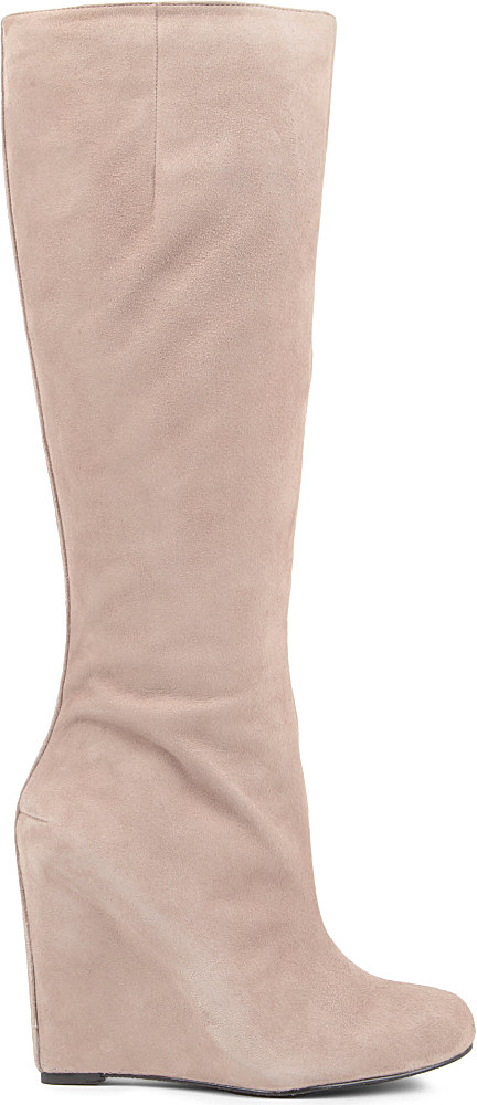 nine west wedges tan