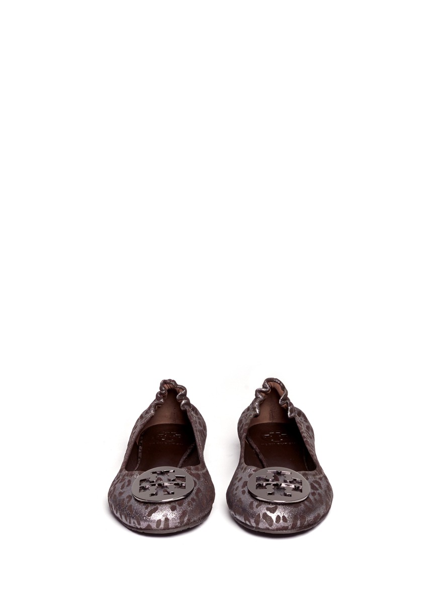 cheetah print ballerina flats
