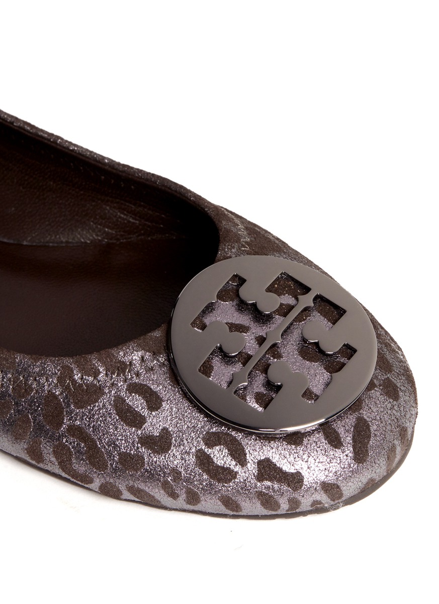 cheetah print ballerina flats
