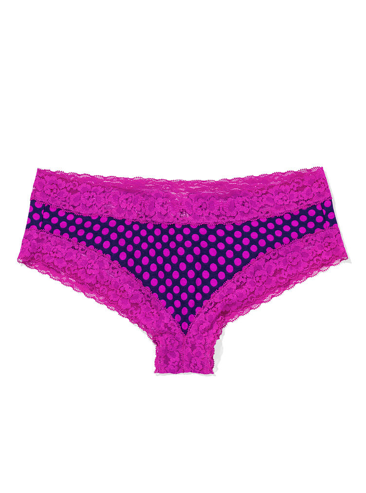 Victoria's Secret Cheekster Panty in Purple (orchid retro dot) | Lyst