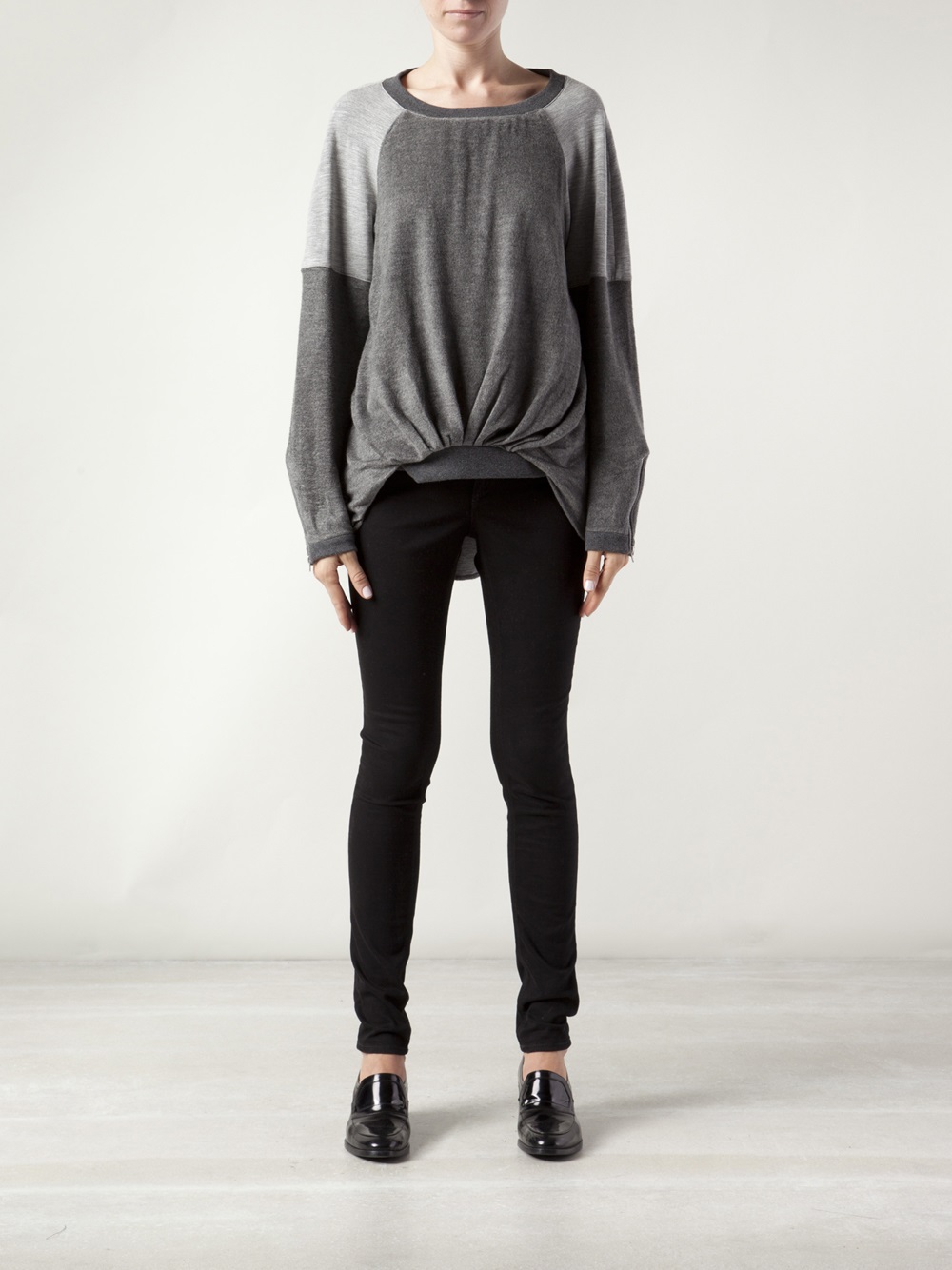 Lyst - Elizabeth and james Alston Sweater in Gray