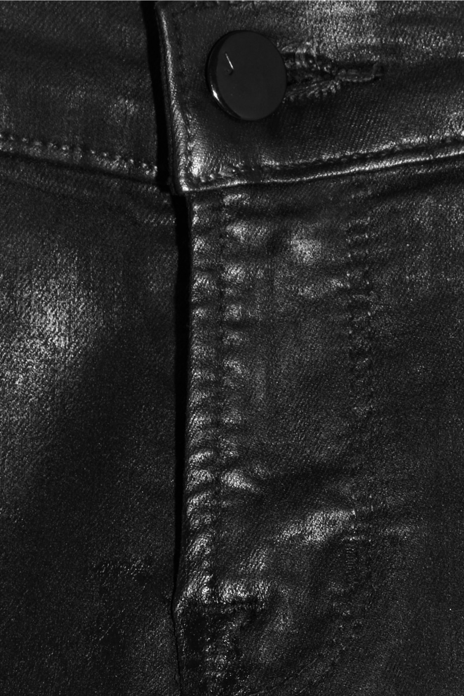 Lyst - J brand 815 Coated Midrise Skinny Jeans in Black