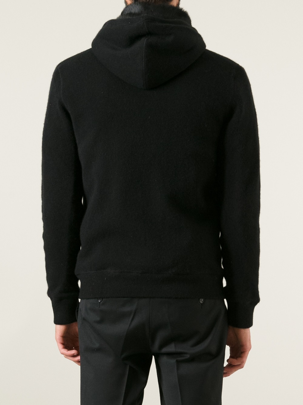 michael kors men's black hoodie