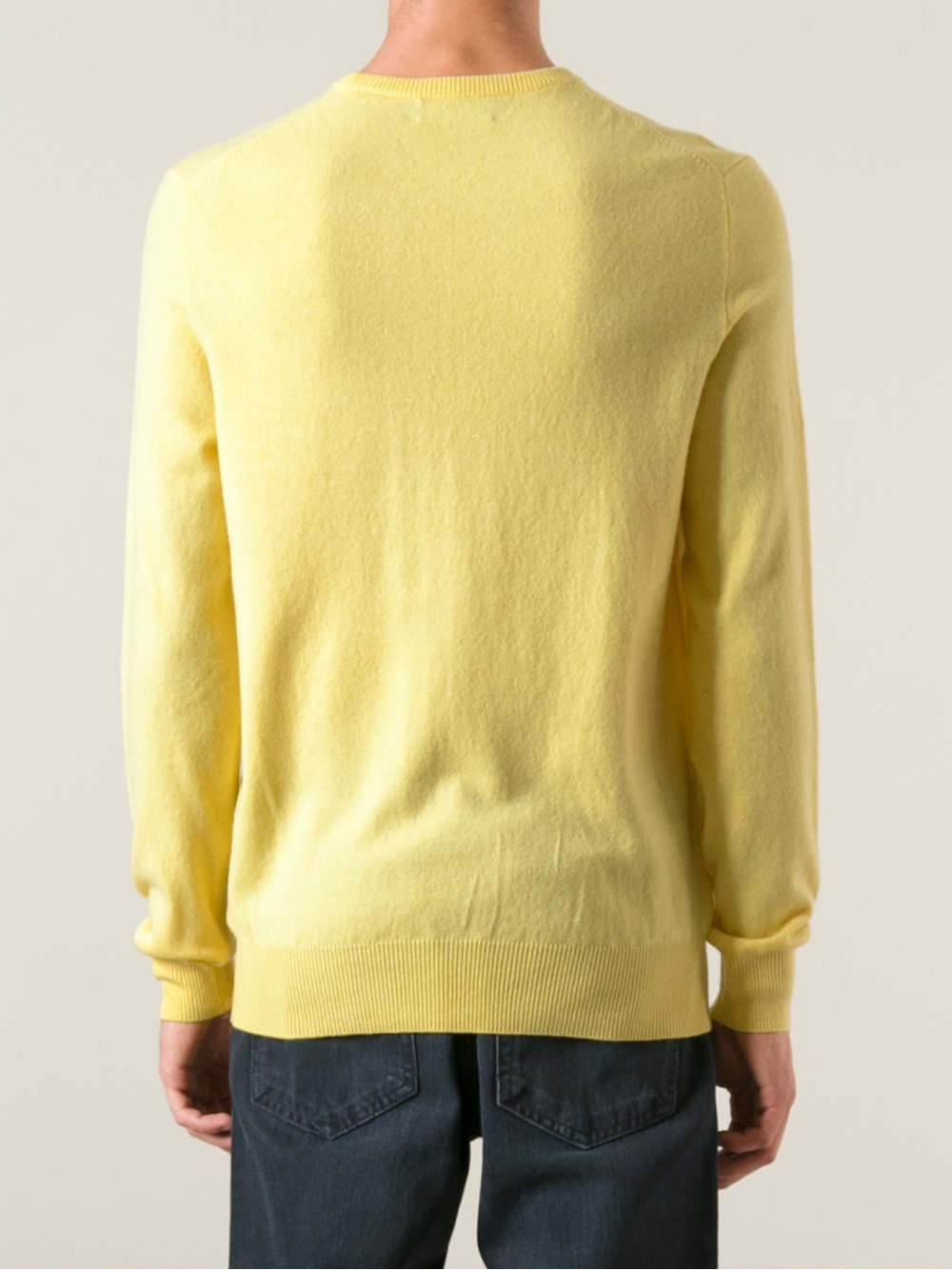 Polo Ralph Lauren Crew Neck Sweater in Yellow & Orange (Yellow) for Men ...