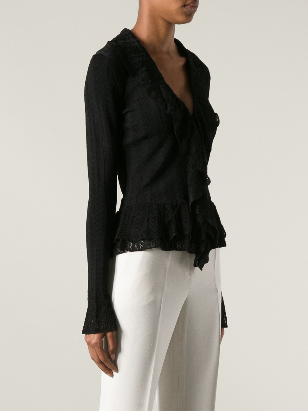 ralph lauren black blouse