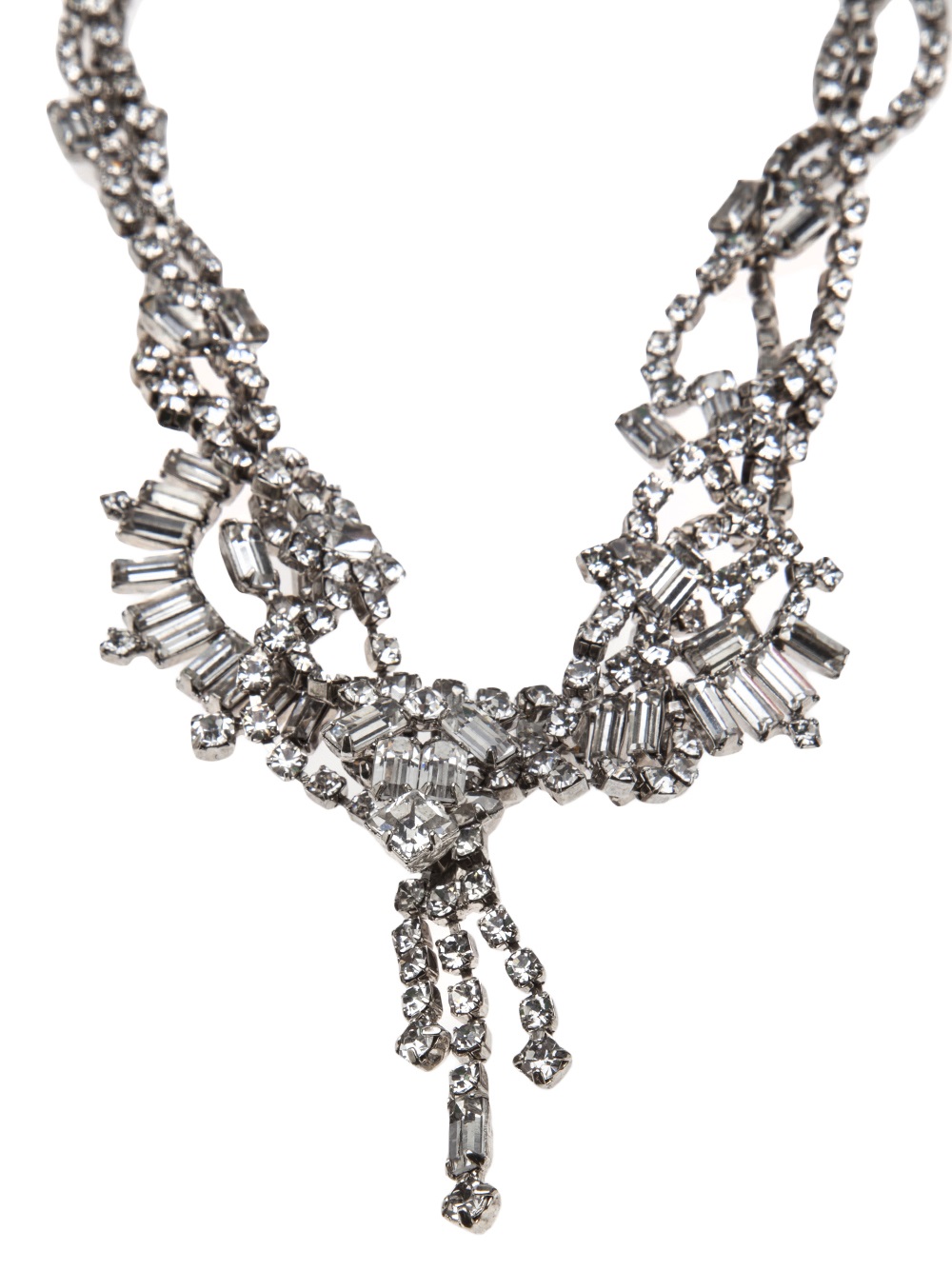 Lyst Tom Binns Chandelier Necklace in Metallic