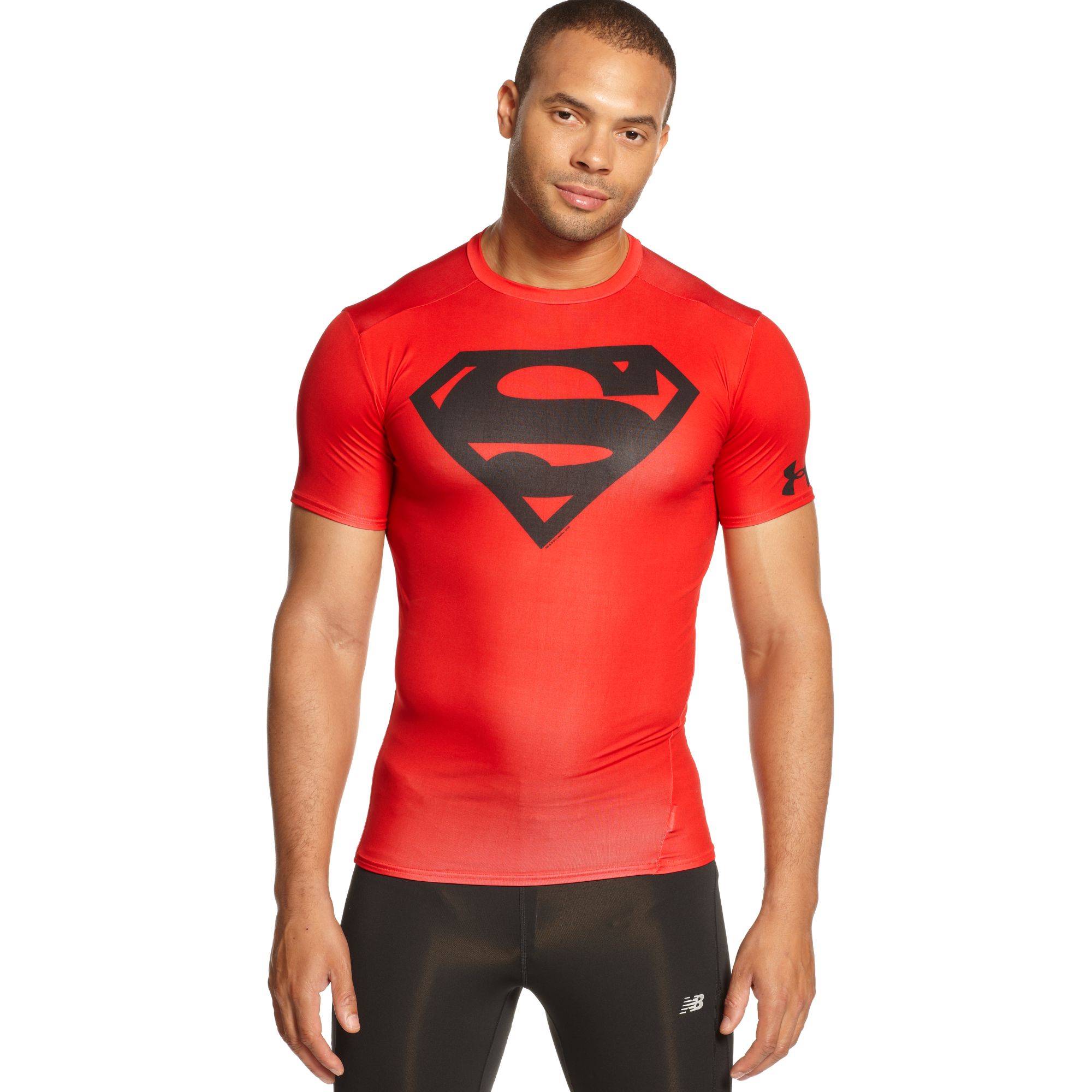 Under Armour Alter Ego Superman Compression in Red for Men - Lyst