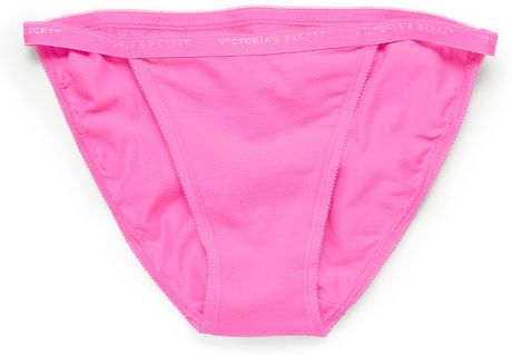 Victoria's Secret String Bikini Panty in Pink (timeless pink) | Lyst