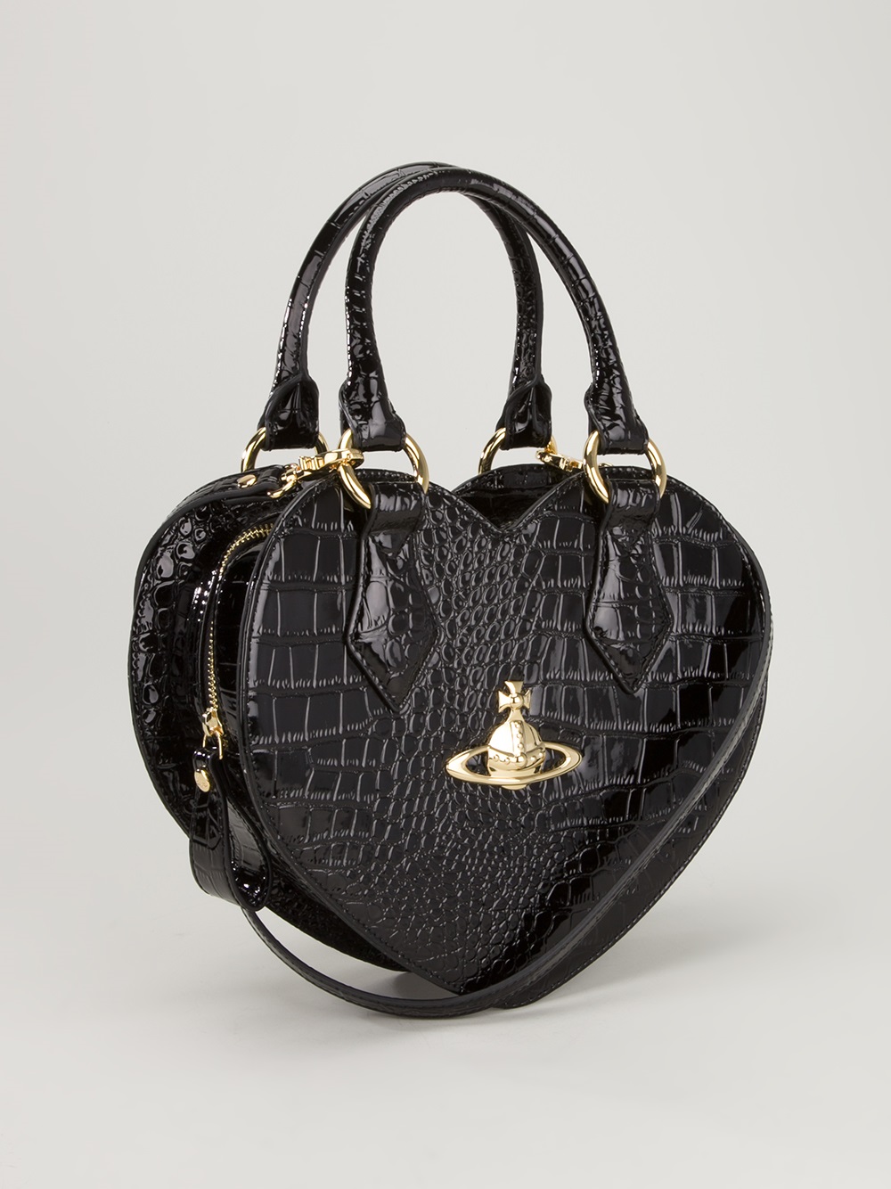 Vivienne Westwood Chancery Heart Bag in Black Lyst