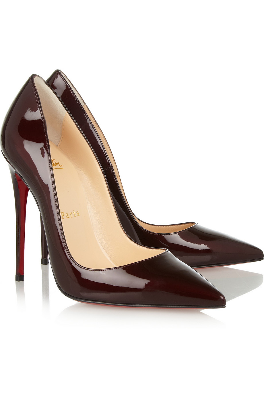 Christian Louboutin So Kate 120 Patentleather Pumps in Purple | Lyst