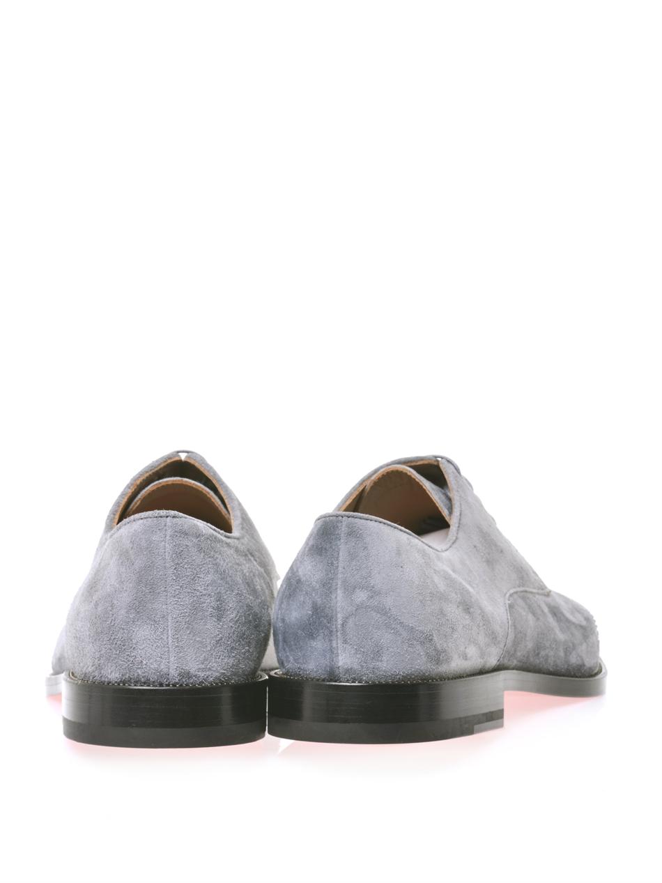 louboutin grey suede