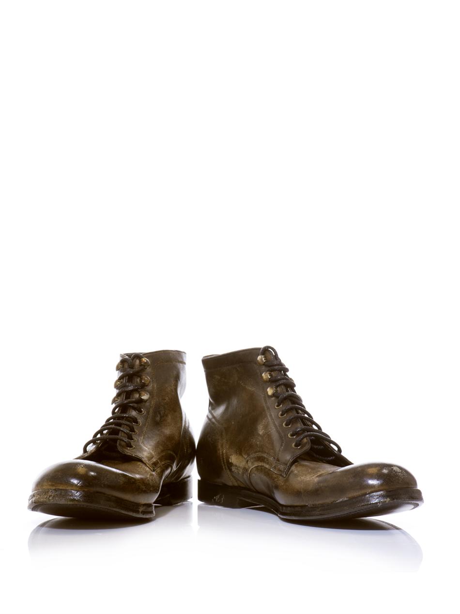 Distressed Brown Boots | estudioespositoymiguel.com.ar