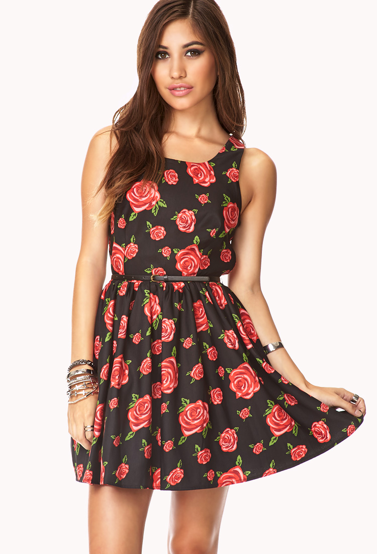 A-Line Dress with Belt