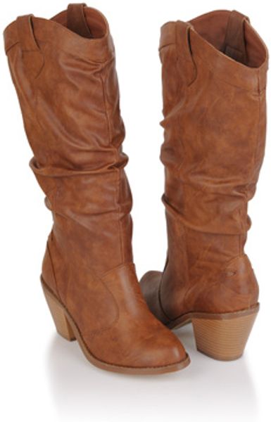 Forever 21 Cowgirl Inspired Boots in Brown | Lyst
